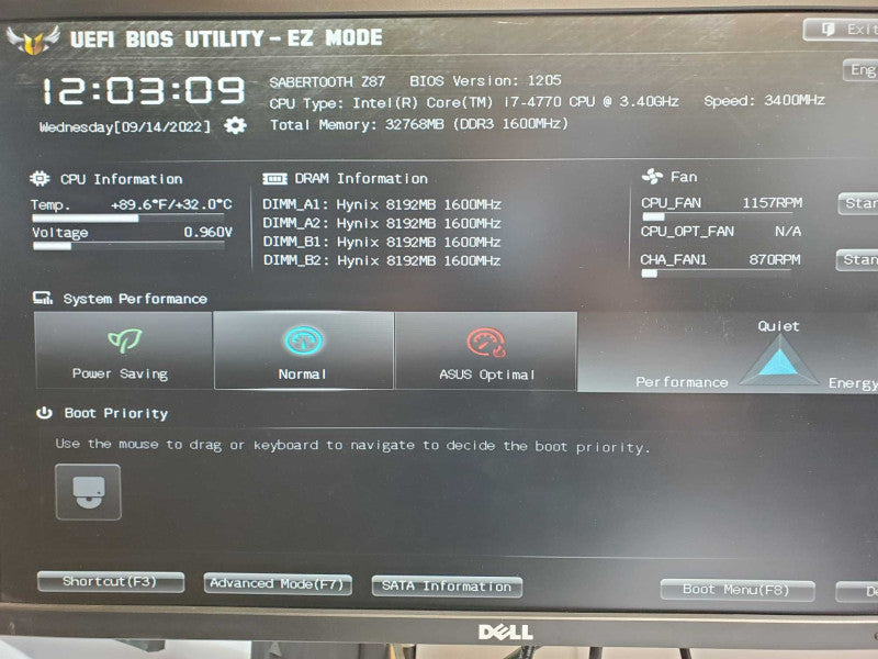 Custom/Asus Sabertooth Z87 PC, Core I7-4770 3.4GHz, 32GB RAM, GeForce GTX970 _