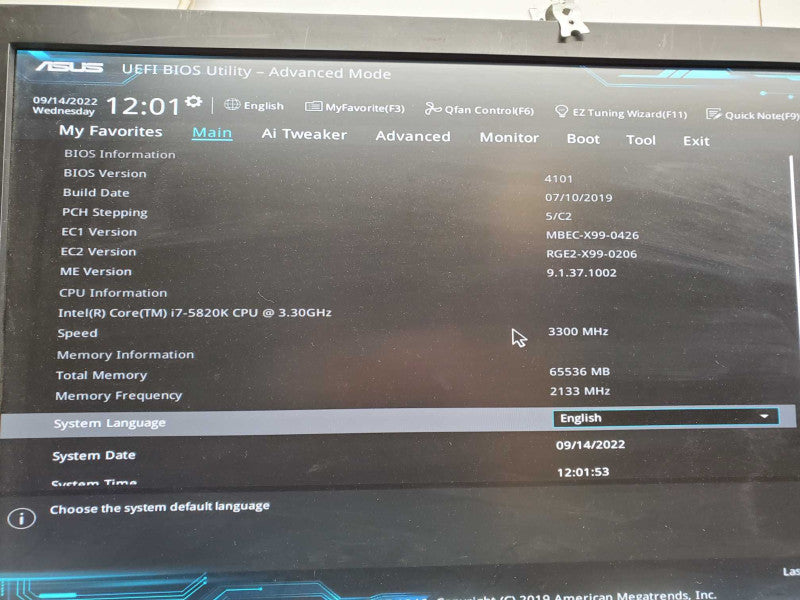 Custom PC- ASUS X99-A i7-5820K @3.3GHz 64GB DDR4 AMD R9 390X )