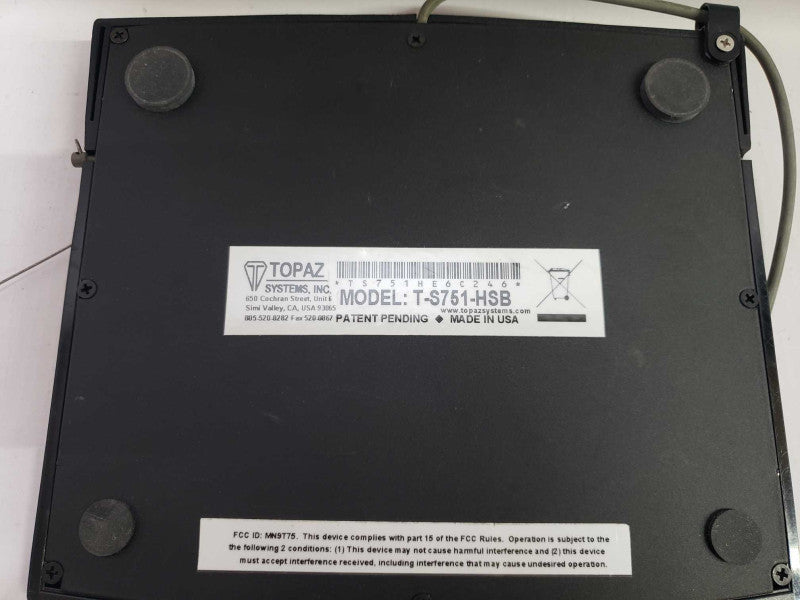 Topaz T-S751-HSB-R USB Electronic Signature Capture Pad [