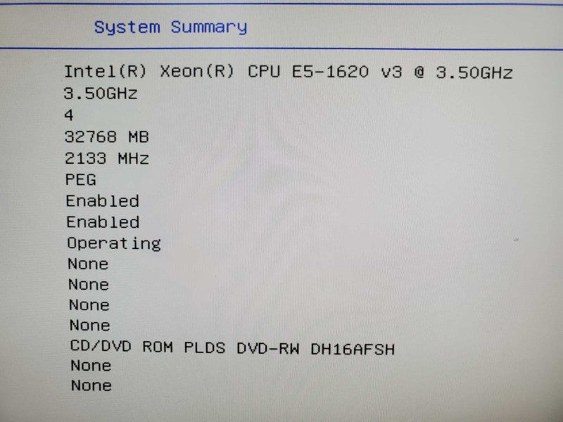 Lenovo P500 ThinkStation E5-1620 v3 3.5GHz 32GB DDR4 nVidia Quadro K2200 |