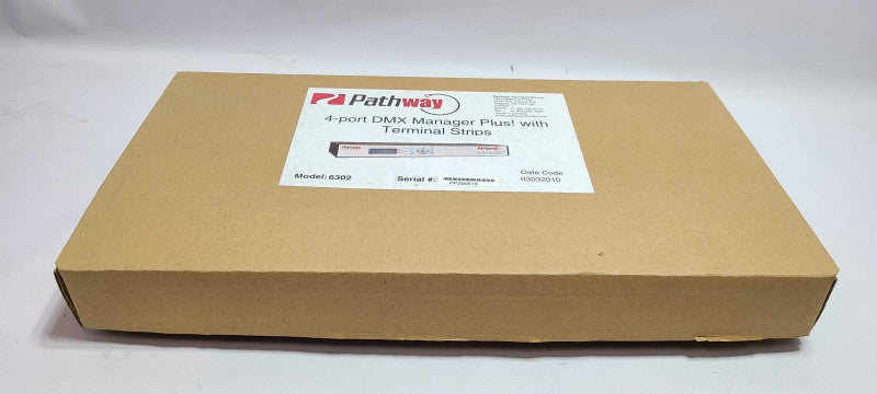 PATHWAY 6302 | 4-PORT DMX Manager Plus! with Terminal Strips $
