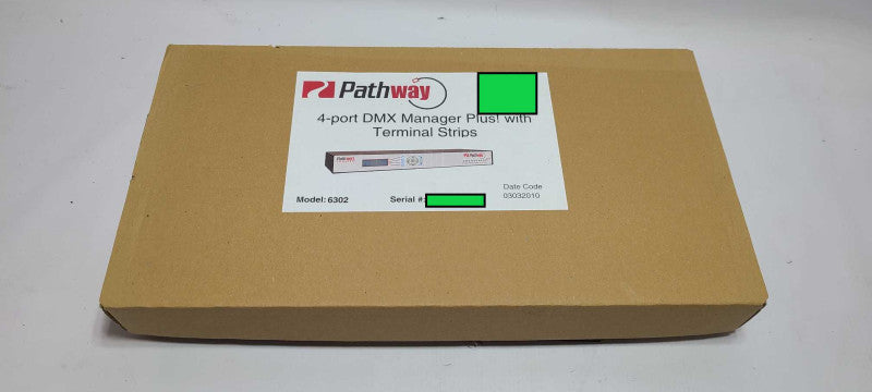 PATHWAY 6302 | 4-PORT DMX Manager Plus! with Terminal Strips Read Notes$