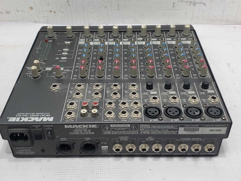 Mackie 1202-VLZ PRO 12-Channel Mic/Line Mixer (AS-IS) |