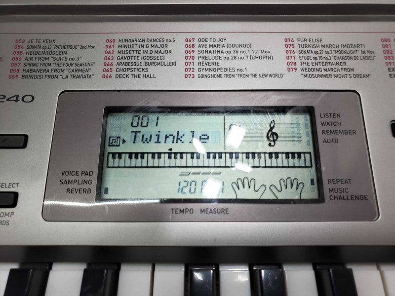 Casio LK-240 Electronic Music Keyboard |