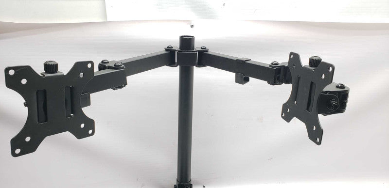 Dual monitor arms w/ stand / unknown model #