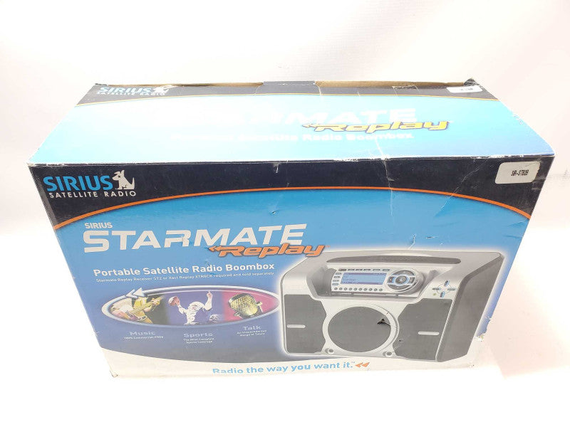 Sirus Starmate Replay Portable Satellite Radio Boombox SIR-GTRB1 Only _
