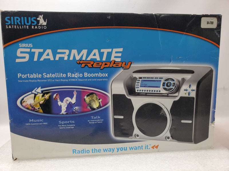 Sirus Starmate Replay Portable Satellite Radio Boombox SIR-GTRB1 Only _