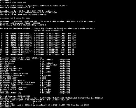 Cisco ASA 5508-X Firewall Security Appliance FTD Factory_Default (