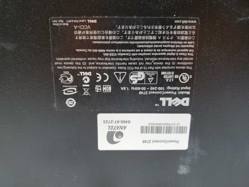 Dell PowerConnect 2748 48-Port Ethernet Network Switch With Rack Ears (