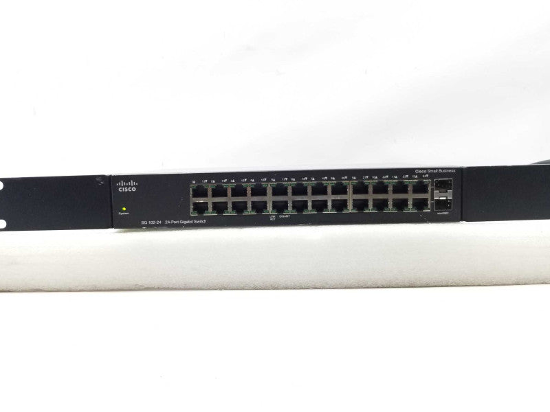 Cisco SG102 24-Port GbE + 2 SFP Layer 2 Unmanaged Network Switch SG102-24 ~