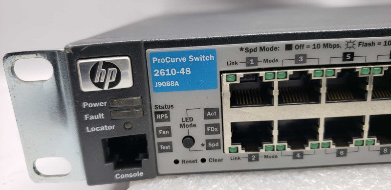 J9088A HP ProCurve Switch 2610-48 48-PORT 10/100 ETHERNET SWITCH, 2X 1G RJ-45 #