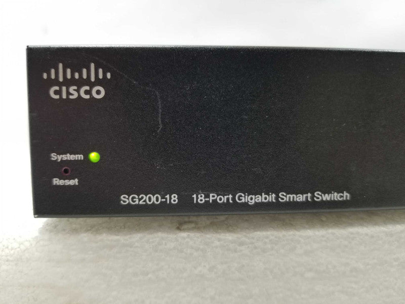 Cisco SG200-18 Gigabit Smart Switch, Good Condition ~