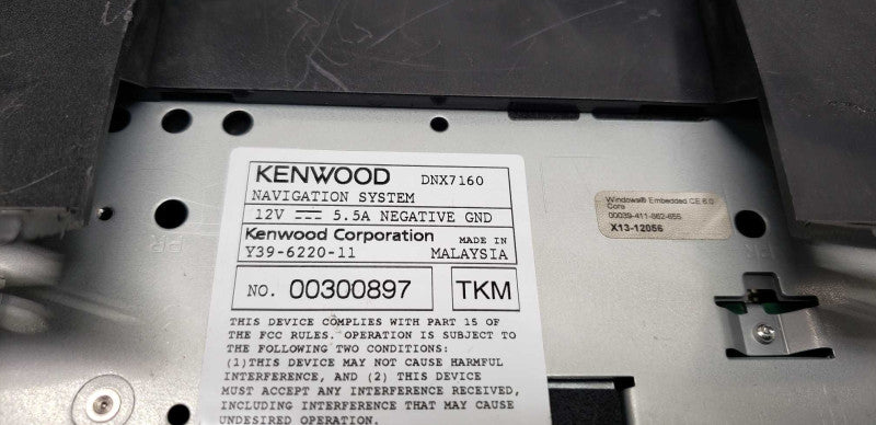 Kenwood DNX7160 Navigation receiver / PARTS,REPAIRS ONLY #