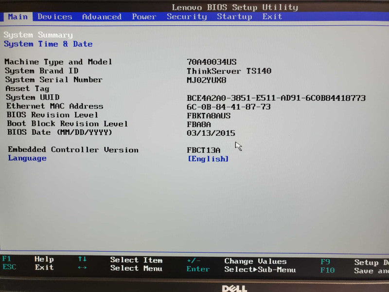 Lenovo ThinkServer TS140, Xeon E3-1225v3 3.2GHz, 4GB RAM, 500GB HDD _