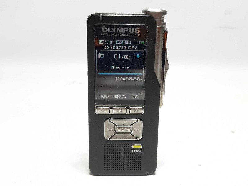 OLYMPUS Professional Digital Voice Recorder DS-7000 w/ Cradle and AC Adapter +