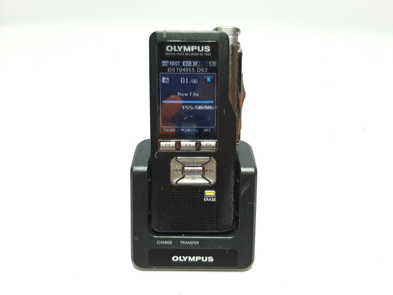 OLYMPUS Professional Digital Voice Recorder DS-7000 w/ Cradle +