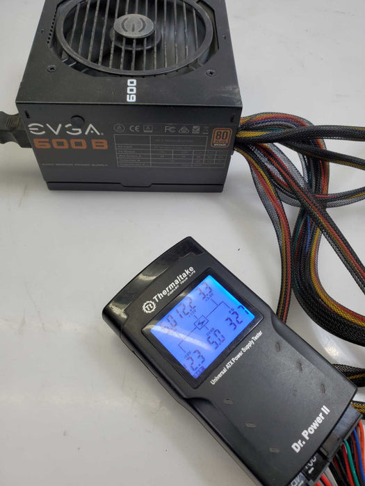 EVGA 600 B 80 PLUS BRONZE POWER SUPPLY 600WATT )