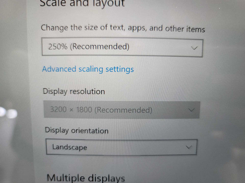 QHD+ TouchScreen DELL XPS 13 9343 with i7-5500U CPU 8GB RAM & 256GB SSD -