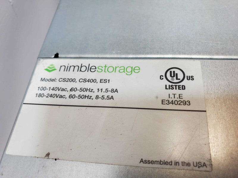Nimble Storage CS200 Storage SAN Expansion Array, NO HDDs/CADDIES _