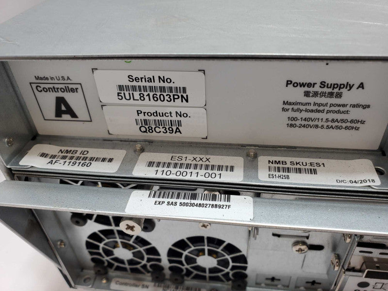 HPE Nimble Storage Hybrid Expansion Shelf Q8C39A storage enclosure _