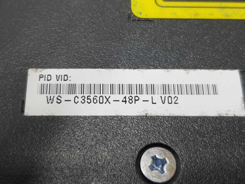 Cisco Catalyst WS-C3560X-48P-L PoE+ Network Switch, FACTORY RESET ~