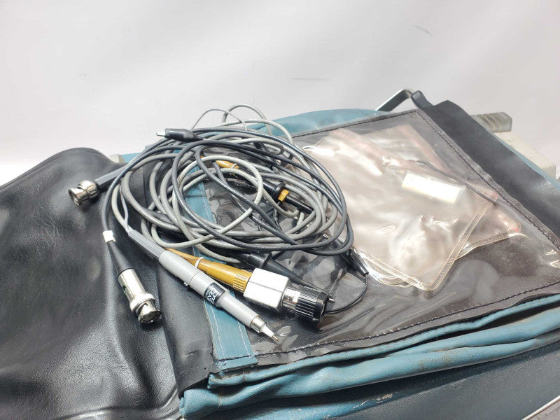 Tektronix 434 Storage Oscilloscope, Powers on, AS-IS for parts _