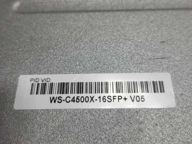 Cisco WS-C4500X-16SFP+ With 2x PSUs, Enterprise license, FACTORY RESET ~