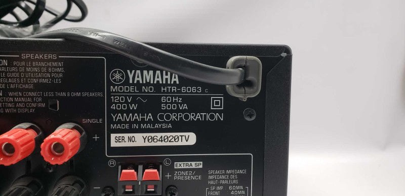 Yamaha HTR-6030 Natural Sound AV Receiver / see notes #