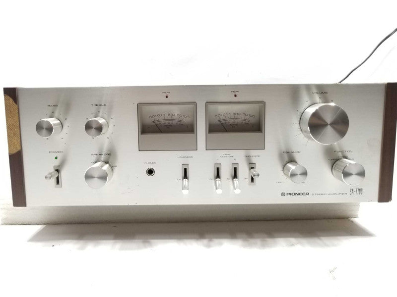 Pioneer SA-7700 Integrated Stereo Amplifier Transistor Silver, AS-IS ~