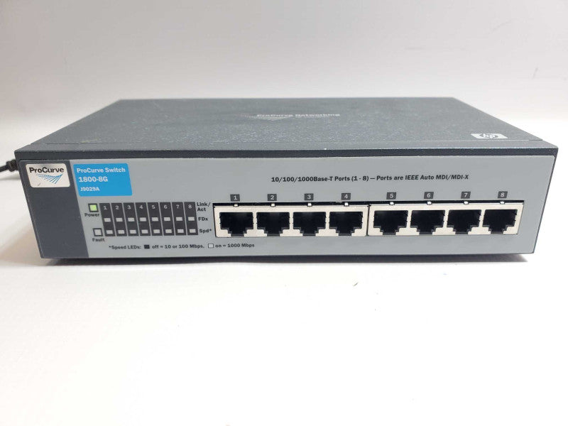 HP ProCurve Switch 1800-8G J9029A 8-Port Gigabit Switch, No Power adapter _