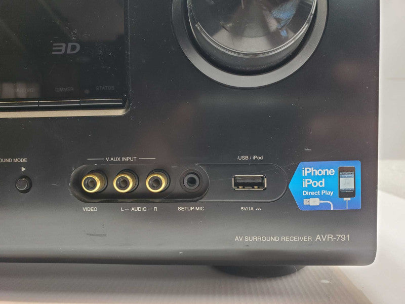 Denon AV Surround Receiver AVR-791, Tested to power on, AS-IS _
