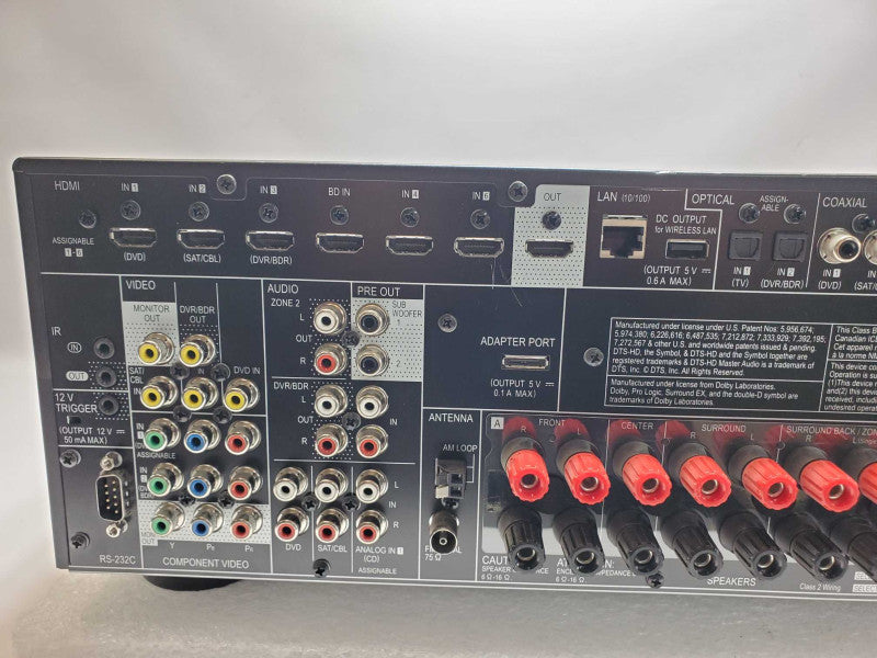 Pioneer VSX Elite VSX-60 AV Receiver, Tested to power on, AS-IS _