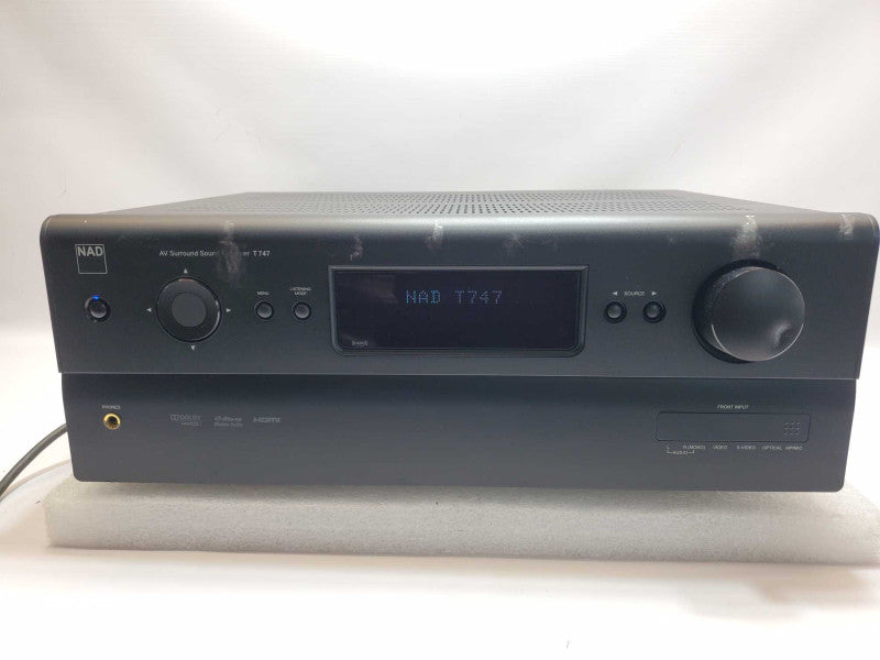 NAD AV Surround Sound Receiver T747, Tested to power on, AS-IS _