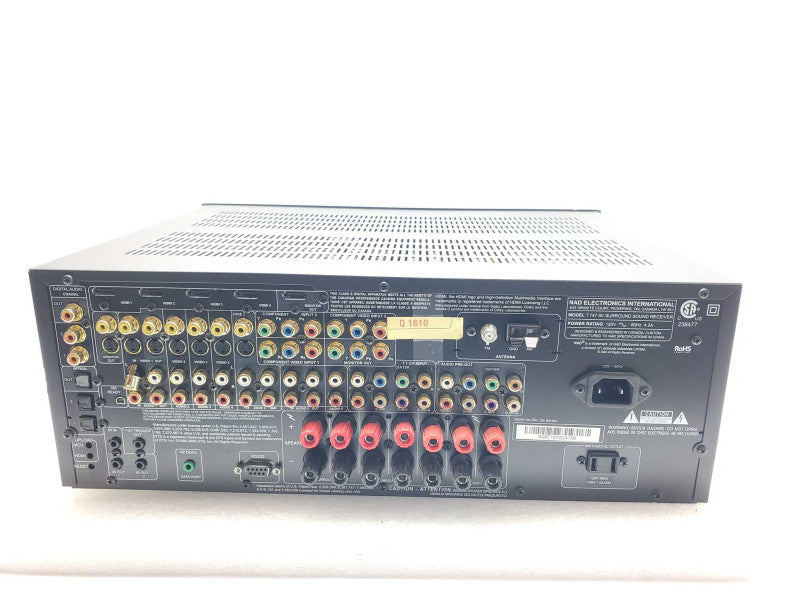 NAD AV Surround Sound Receiver T747, Tested to power on, AS-IS _