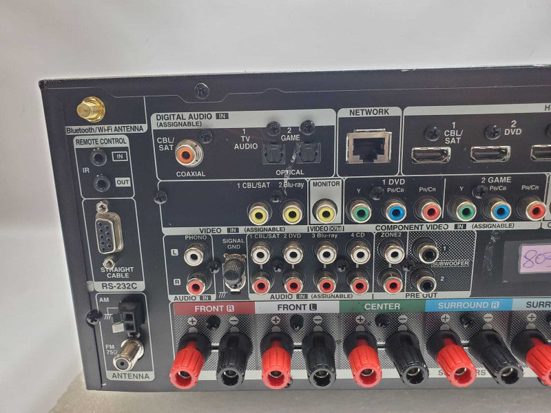 Denon AVR-X2500H AV Receiver Powers on & automatically goes to standby, AS-IS _