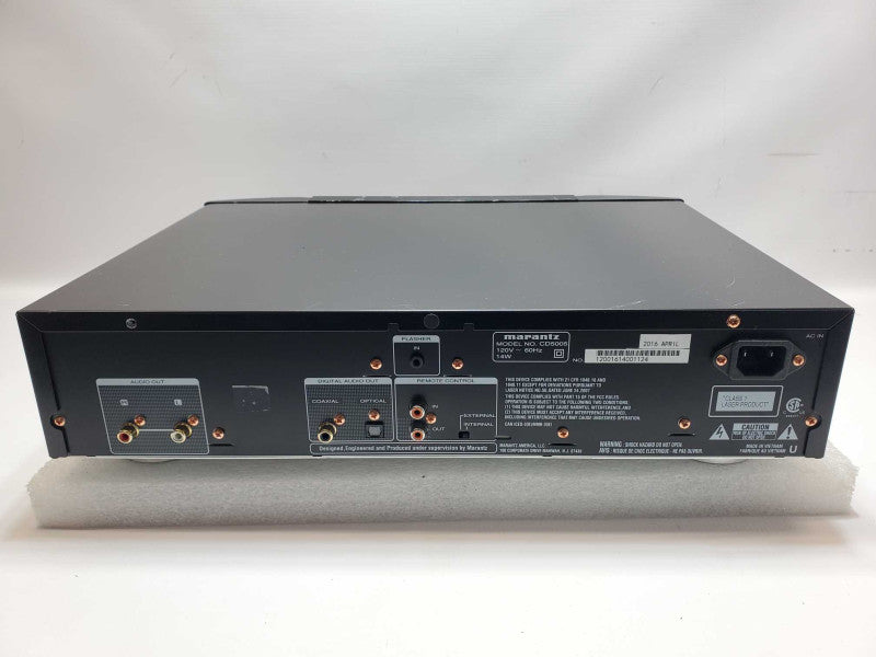 Marantz CD5005 CD Player, Tested to power on only, AS-IS _