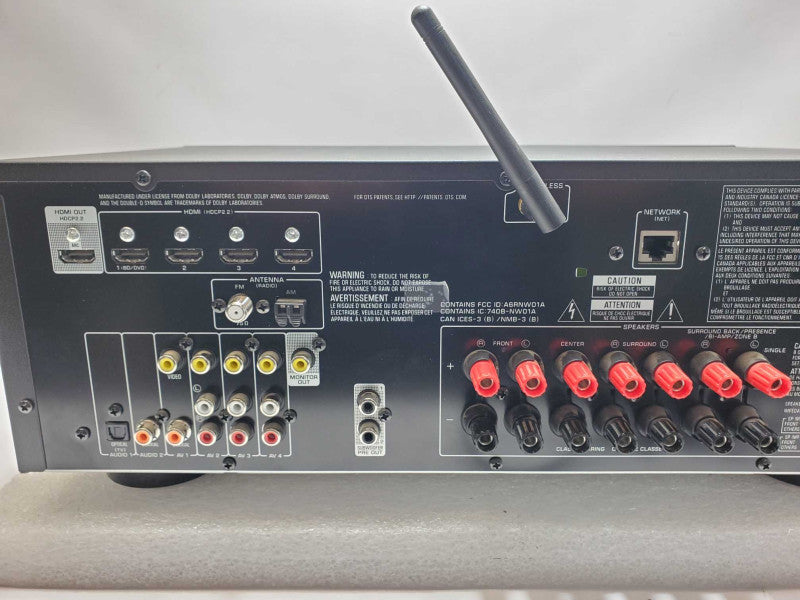 Yamaha RX-V581 Natural Sound AV Receiver, Power on, AS-IS _
