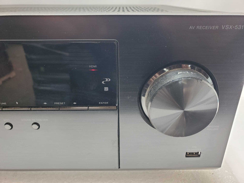 Pioneer VSX-531 5.1 AV Receiver, When Powers on only HDMI LED is flashing ASIS _
