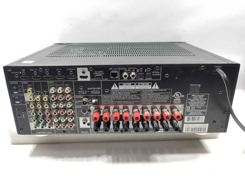 Pioneer VSX-1021-K Home Theater 7.1 Multi-Channel A/V Receiver, AS-IS ~