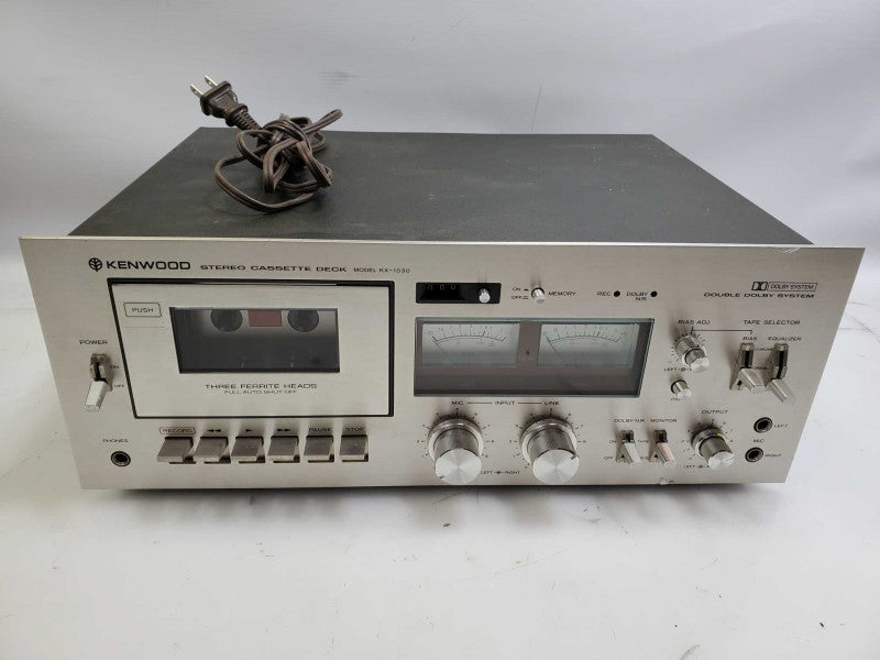 KENWOOD KX-1030 Cassette Deck Tape Player _ AS-IS )