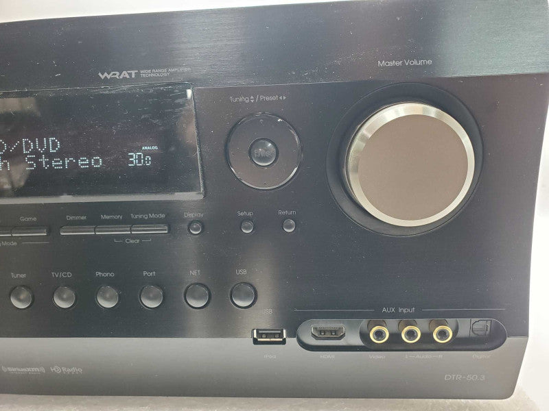 Integra DTR-50.3 7.2-Channel Network AV Receiver HDMI, Powers on, AS-IS _