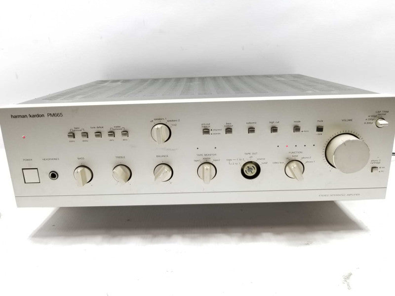Vintage Harman Kardon PM665 receiver, 100w per channel into 8â¦ (stereo) AS-IS ~