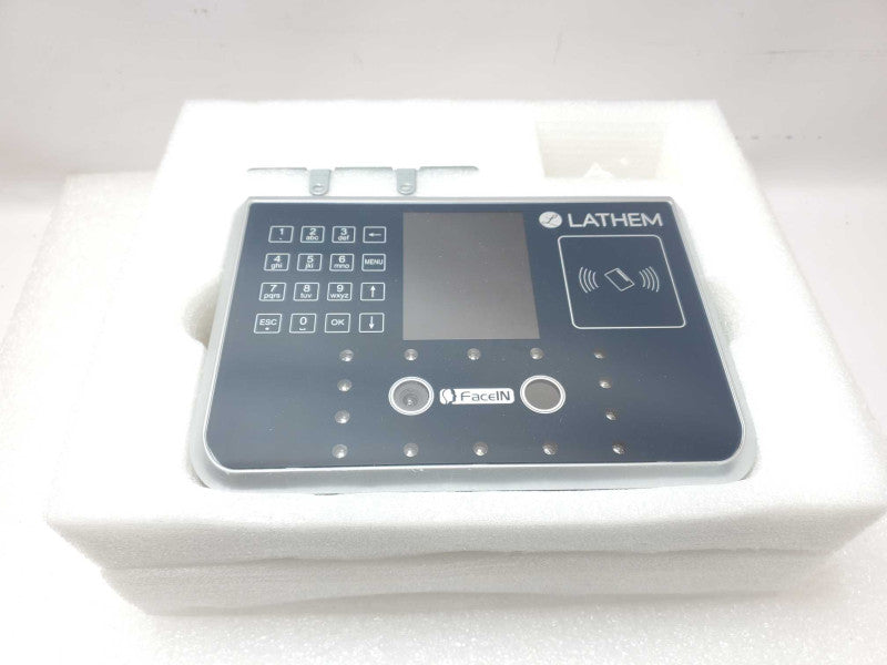 Lathem FaceIN biometric Time Clock Model FR700, Powers on, AS-IS _