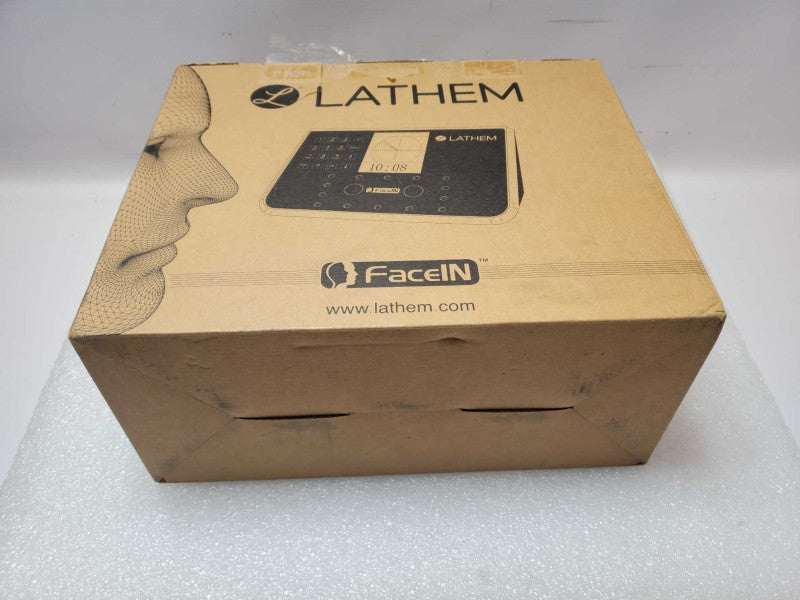 Lathem FaceIN biometric Time Clock Model FR700, Powers on, AS-IS _