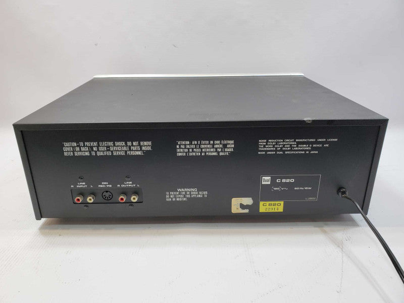 Dual C820 Stereo Cassette Deck (