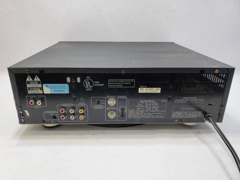 Pioneer CLD-V710 LaserDisc LaserKaraoke LD CD Player (