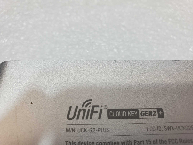 Ubiquiti UCK-G2-PLUS UniFi Cloud Key Gen2, No HDD, Untested, AS-IS _