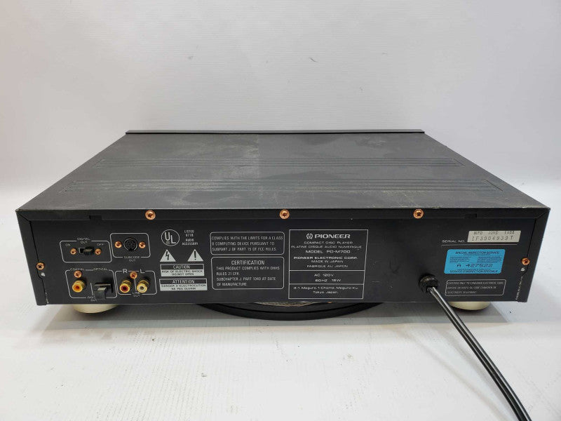Vintage Pioneer PD-M700 6 Disc CD Changer Compact Disc (