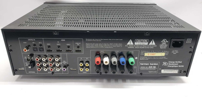harman/kardon AVR 700 A 5.1-channel audio/video receiver with 75W-per-channel  #