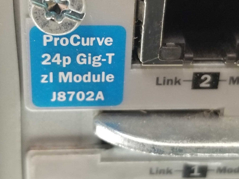 HP ProCurve 5406ZL J8697A with 4x J8702A 1x J8726A 1x J8712A Power ~